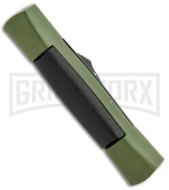 AKC 007 Concord Green/Black OTF Automatic Knife - Flat Satin -Buck Knives Sales Store AKC 007 Concord OTF Green Satin Flat GX 30501 jr side large