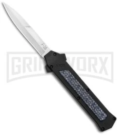 AKC F-16 Weave D/A OTF Automatic Knife - Bayo Satin Plain