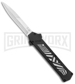 AKC F-16 Spiral Step D/A OTF Automatic Knife - Bayo Satin Plain