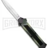 AKC F-16 OD Green Camo D/A OTF Automatic Knife - Bayo Satin Plain