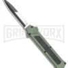 AKC F-16 OD Green D/A OTF Automatic Knife - Bayo Two TonePlain