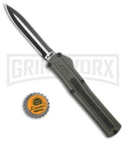 AKC F-20 OD Green Aluminum Dagger OTF Automatic Knife - 2-Tone Black Plain 7 AKC F-20 OD Green Aluminum Dagger OTF Automatic Knife - 2-Tone Black Plain -Buck Knives Sales Store AKC F 20 Dagger OTF Auto OD Green Aluminum TT Black BHQ 179398 jr bottlecap large
