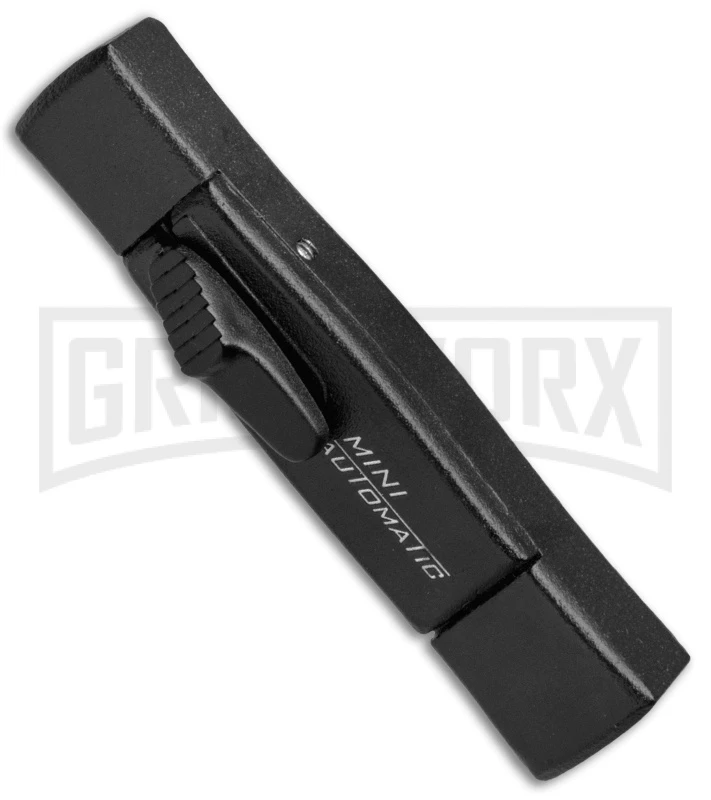 AKC Minion Concord Black OTF Automatic Knife - Dagger Gold Plain 2 AKC Minion Concord Black OTF Automatic Knife - Dagger Gold Plain - Image 2