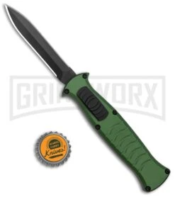 AKC X-treme EVO Green OTF Automatic Knife - Dagger Black Plain 7 AKC X-treme EVO Green OTF Automatic Knife - Dagger Black Plain -Buck Knives Sales Store AKC X treme EVO OTF Auto Dagger Green Black GX 37364 jr bottlecap large