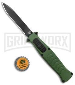 AKC X-treme EVO Green OTF Automatic Knife - Black Plain 7 AKC X-treme EVO Green OTF Automatic Knife - Black Plain -Buck Knives Sales Store AKC X treme EVO OTF Auto Green Black BHQ 105414 jr bottlecap 2 large
