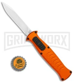 AKC X-treme EVO Orange OTF Automatic Knife - Satin Plain 7 AKC X-treme EVO Orange OTF Automatic Knife - Satin Plain -Buck Knives Sales Store AKC X treme EVO OTF Auto Orange Satin BHQ 114657 jr bottlecap large