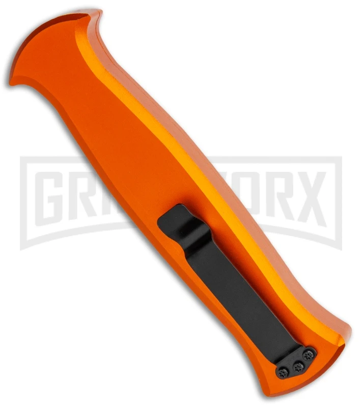 AKC X-treme EVO Orange OTF Automatic Knife - Satin Plain 3 AKC X-treme EVO Orange OTF Automatic Knife - Satin Plain - Image 3