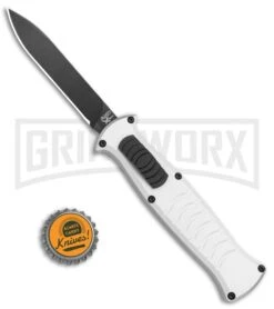 AKC X-treme EVO Silver OTF Automatic Knife - Black Plain 7 AKC X-treme EVO Silver OTF Automatic Knife - Black Plain -Buck Knives Sales Store AKC X treme EVO OTF Auto Silver Black BHQ 114658 jr bottlecap large