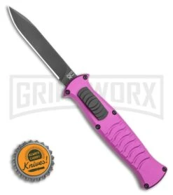 AKC X-treme EVO OTF Automatic Knife - Purple Black Plain -Buck Knives Sales Store AKC X treme EVO OTF Automatic Knife Purple 3.5 Black BHQ 120293 LS Bottlecap large