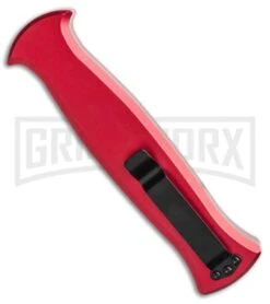 AKC X-treme EVO RB OTF Automatic Knife - Red Black Plain 6 AKC X-treme EVO RB OTF Automatic Knife - Red Black Plain -Buck Knives Sales Store AKC X treme EVO OTF Automatic Knife Red 3.5in Black EVO ROB BHQ 115345 LS Side large