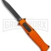 AKC X-treme EVO Orange OTF Automatic Knife - Black Plain