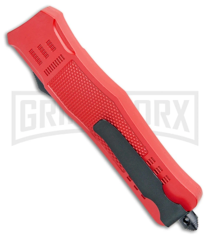Atomic Defender Large OTF Automatic Knife Red - Two Tone Dagger 3 Atomic Defender Large OTF Automatic Knife Red - Two Tone Dagger - Image 3