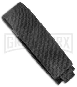 Atomic Defender Medium OTF Automatic Black Dagger - (3.25" Two-Tone) -Buck Knives Sales Store Atomic Defender Medium OTF Auto Black TT Dagger Serr GX 37395 jr sheath large