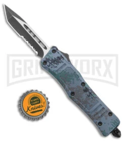 Atomic Defender Mini OTF Automatic Knife Digi Camo - Two Tone Tanto Serr -Buck Knives Sales Store Atomic Defender Mini OTF Auto Digi Camo TT Tanto Serr GX 38962 jr bottlecap large