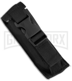 Atomic Defender Large OTF Automatic Knife Black - Two Tone Recurve Tanto -Buck Knives Sales Store Atomic Defender OTF Recurve Tanto Black TT 6PA21 55E BP 19785 jr case large