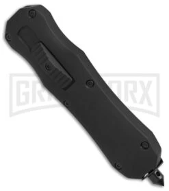 Atomic FL D/A OTF Automatic Knife - Dagger Black Plain -Buck Knives Sales Store Atomic FL DA dagger black plain BP 18785 er spine large