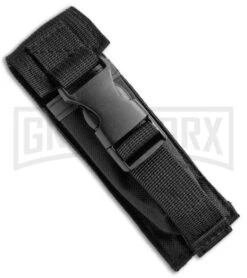 Atomic Lance Dagger Black OTF Automatic Knife - Two Tone Serr -Buck Knives Sales Store Atomic Lance Dagger Black TT Serr WNS IT M2 BP 19201 jr sheath large