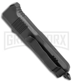 Atomic Mini Shield Dagger Black OTF Automatic Knife - Serr -Buck Knives Sales Store Atomic Mini Shield Dagger Black OTF Auto Serr GX 19604 jr side large