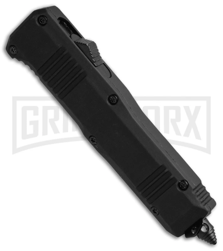 Atomic Shield Dagger Black OTF Automatic Knife - Plain 2 Atomic Shield Dagger Black OTF Automatic Knife - Plain - Image 2
