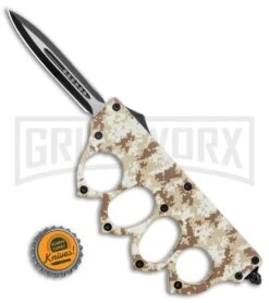 Atomic Tan Digital Camo OTF Automatic Knuckle Knife - Dagger Two-Tone 9 Atomic Tan Digital Camo OTF Automatic Knuckle Knife - Dagger Two-Tone -Buck Knives Sales Store Atomic Tan Digital Camo OTF Auto Knuckle Knife Dagger TT GX 37560 jr bottlecap large