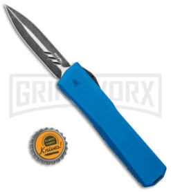 Axial Shift Blue D/A OTF Automatic Knife - Dagger Blackwash S35VN -Buck Knives Sales Store Axial Shift OTF Blue DE BW BHQ 146921 jr bottlecap large