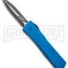 Axial Shift Blue D/A OTF Automatic Knife - Dagger Blackwash S35VN