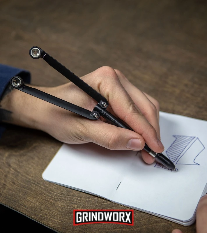 BaliYo By Spyderco Butterfly Pen Flipper Blue/White 7 BaliYo By Spyderco Butterfly Pen Flipper Blue/White - Image 7