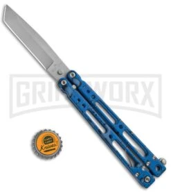 Bear OPS Bear Song IV Blue Raindrop Balisong Butterfly Knife - Tanto Bead Blast 7 Bear OPS Bear Song IV Blue Raindrop Balisong Butterfly Knife - Tanto Bead Blast -Buck Knives Sales Store Bear OPS Bear Song IV Tanto Butterfly Blue Raindrop BB B 410 AIBD AP 35035 BHQ 67848 jr bottlecap 2 large
