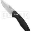 Bear OPS Bold Action X Black Aluminium Automatic Knife - Bead Blast Plain