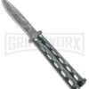 Bear & Son 115GXD Galaxy Butterfly Knife - Damascus Plain
