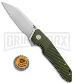 Bestech Knives Barracuda Green Liner Lock Knife - Stonewash Plain 7 Bestech Knives Barracuda Green Liner Lock Knife - Stonewash Plain -Buck Knives Sales Store Bestech Knives Barracuda LL Green G 10 Satin BG15B 1 BHQ 91761 jr bottlecap large