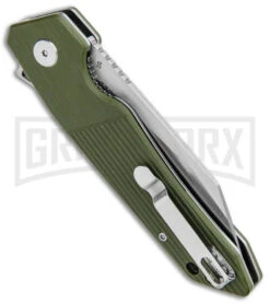 Bestech Knives Barracuda Green Liner Lock Knife - Stonewash Plain 6 Bestech Knives Barracuda Green Liner Lock Knife - Stonewash Plain -Buck Knives Sales Store Bestech Knives Barracuda LL Green G 10 Satin BG15B 1 BHQ 91761 jr side large