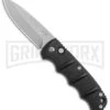 Boker Kalashnikov Black Automatic Knife - Drop Point Bead Blast Plain