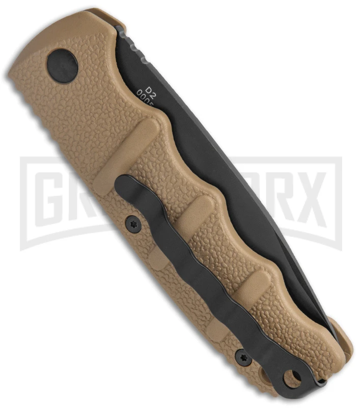 Boker Kalashnikov Coyote Brown Automatic Knife - Drop Point Black Plain 3 Boker Kalashnikov Coyote Brown Automatic Knife - Drop Point Black Plain - Image 3