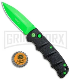 Boker Kalashnikov Automatic Knife - D2 Dagger Electric Green Plain 9 Boker Kalashnikov Automatic Knife - D2 Dagger Electric Green Plain -Buck Knives Sales Store Boker Kalashnikov Black Widow Green jr bottlecap large