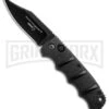 Boker Kalashnikov Black Bowie Automatic Knife - D2 Black Plain