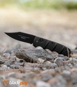 Boker Kalashnikov Black Bowie Automatic Knife - D2 Black Plain 10 Boker Kalashnikov Black Bowie Automatic Knife - D2 Black Plain -Buck Knives Sales Store Boker Kalashnikov Bowie Auto Black Black 01KALS76BN BHQ 17111 jr lifestyle large