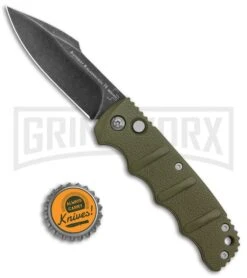Boker Kalashnikov OD Green Automatic Knife - D2 Harpoon Smokewash Plain 7 Boker Kalashnikov OD Green Automatic Knife - D2 Harpoon Smokewash Plain -Buck Knives Sales Store Boker Kalashnikov Harpoon Auto OD Green Smokewash 01KALS123NSOI BHQ 132735 jr bottlecap large