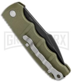 Boker Kalashnikov OD Green Automatic Knife - D2 Harpoon Smokewash Plain 6 Boker Kalashnikov OD Green Automatic Knife - D2 Harpoon Smokewash Plain -Buck Knives Sales Store Boker Kalashnikov Harpoon Auto OD Green Smokewash 01KALS123NSOI BHQ 132735 jr side large