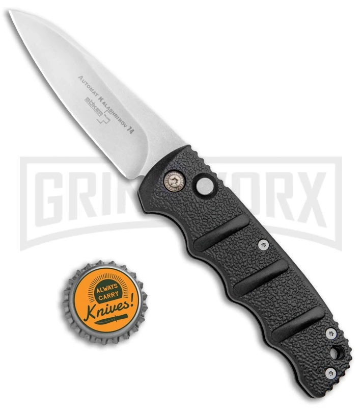 Boker Kalashnikov Automatic Knife - Sheepsfoot Stonewash Plain 4 Boker Kalashnikov Automatic Knife - Sheepsfoot Stonewash Plain - Image 4
