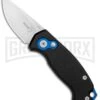 Boker Vox Kompakt CA Legal Automatic Knife - Drop Point Stonewash Plain