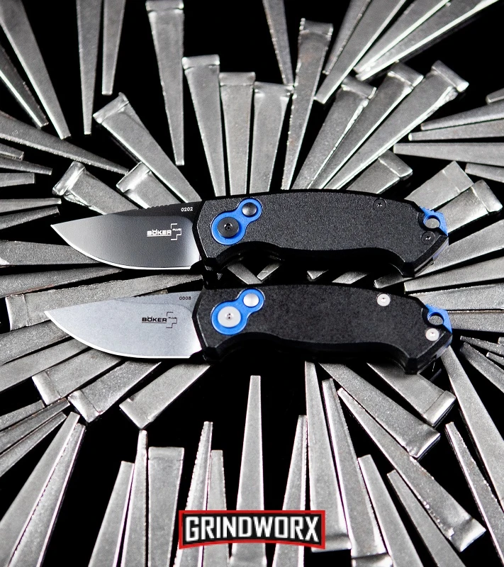 Boker Vox Kompakt CA Legal Automatic Knife - Drop Point Stonewash Plain 6 Boker Vox Kompakt CA Legal Automatic Knife - Drop Point Stonewash Plain - Image 6