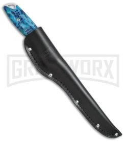 Buck Knives Buck 035 Abyss Kryptek Pontus Fillet Knife - Satin Plain -Buck Knives Sales Store Buck 035 Abyss Fillet knife kryptek pontus satin BHQ 51747 er sheath large