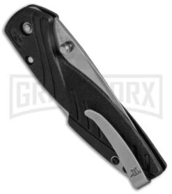 Buck Knives Buck 365 Rival II Black Lock Back Knife - Stonewash Plain -Buck Knives Sales Store Buck 365 Rival II LB SW 0365BKS B BHQ 51759 jr side large