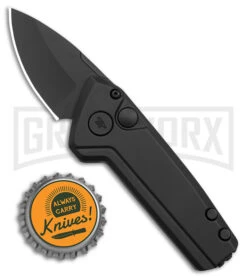 Buck Knives Buck Deploy Black Mini CA Legal Automatic Knife - Black Plain -Buck Knives Sales Store Buck 839 Mini Deploy Blackout Auto Black Black BHQ 179310 jr bottlecap large