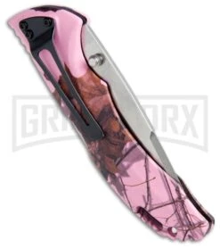 Buck Knives Buck Bantam BHW Pink Mossy Oak Camo Folding Knife - Satin Plain 6 Buck Knives Buck Bantam BHW Pink Mossy Oak Camo Folding Knife - Satin Plain -Buck Knives Sales Store Buck Bantam BHW LB Pink Mossy Oak Camo Satin 0286CMS10 BHQ 12365 jr side large