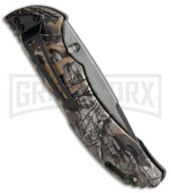 Buck Knives Buck Bantam BHW RealTree Xtra Camo Folding Knife - Satin Plain -Buck Knives Sales Store Buck Bantam BHW LB Real Tree Camo 0286CMS18 B BHQ 15540 jr side large