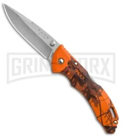 Buck Knives Buck Bantam BLW Mossy Oak Orange Camo Folding Knife 0285CMS9 (3.125" Plain)