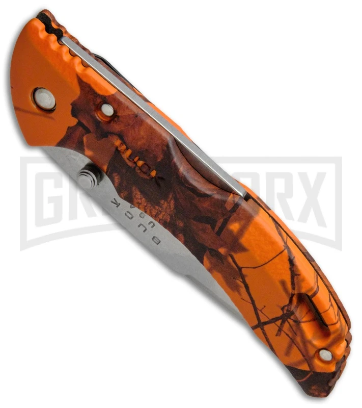 Buck Knives Buck Bantam BLW Mossy Oak Orange Camo Folding Knife 0285CMS9 (3.125" Plain) 2 Buck Knives Buck Bantam BLW Mossy Oak Orange Camo Folding Knife 0285CMS9 (3.125" Plain) - Image 2