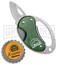 Buck Knives Buck Metro Green Folding Knife B759-FGW (1.125" Plain) -Buck Knives Sales Store Buck Metro LL Green Satin B759 FGW BHQ 71300 jr bottlecap large